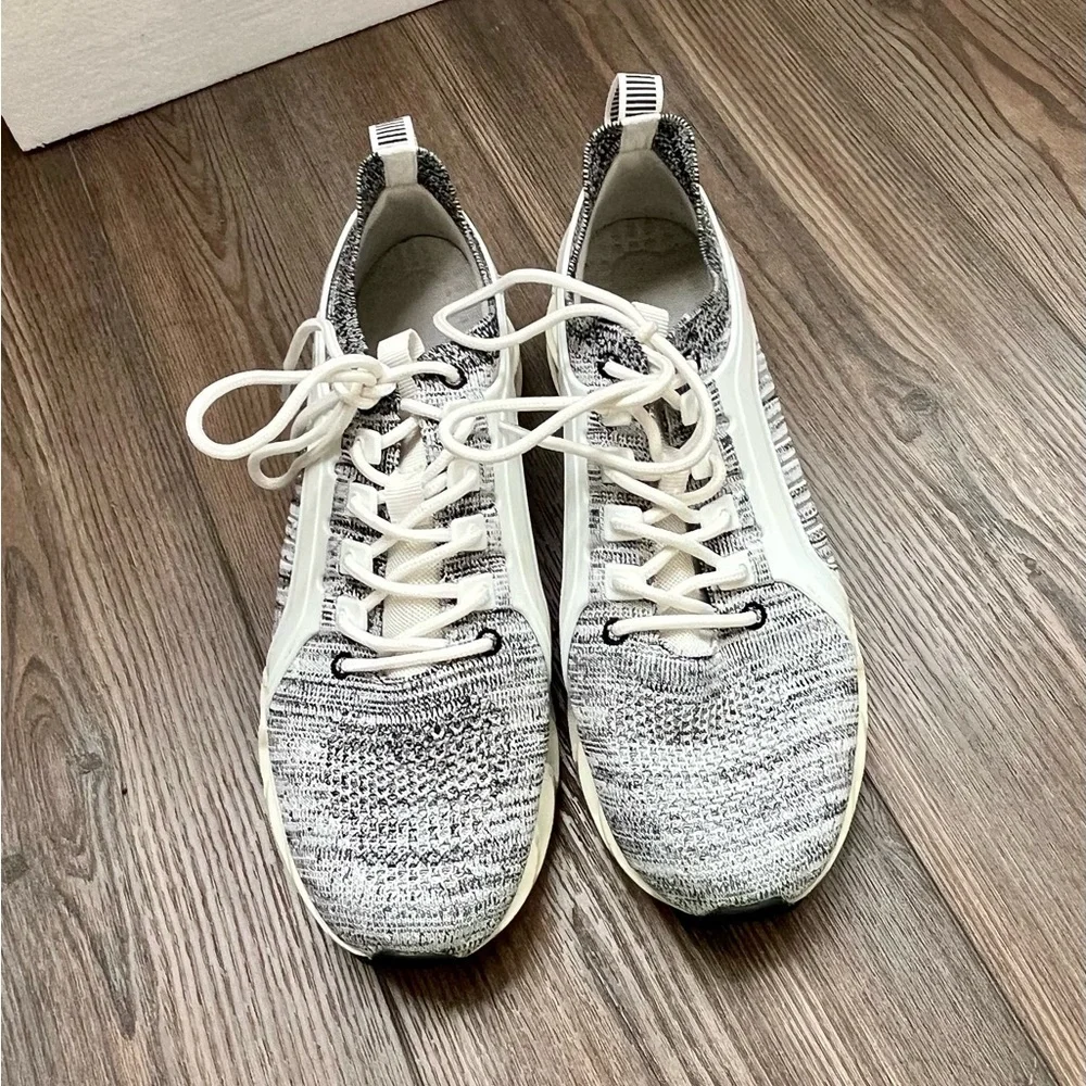 Stylish Gray and Cream women athletic walking shoes